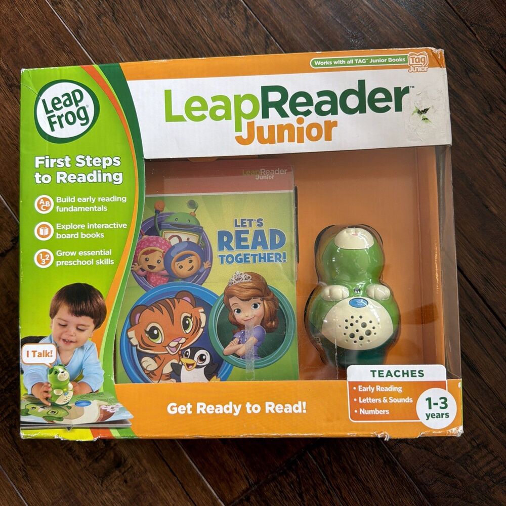 LeapFrog Leap Reader Junior First Step to Read 1-3 Years Reader And Book